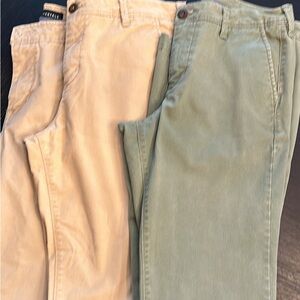 Men's Aeropostale Skinny khakis. Size 31 x 32 3 pair